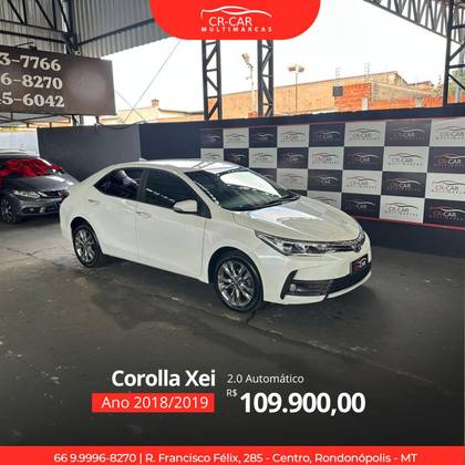 TOYOTA COROLLA 2.0 XEI 16V FLEX 4P AUTOMÁTICO